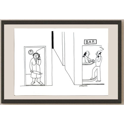 Stanko Zmazek 29x21cm Orijinal Karikatür BOD05493