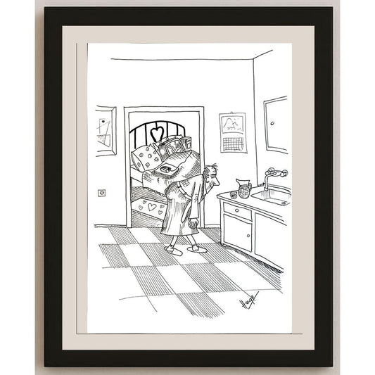 Borislav Hegedusic 29x21 Orijinal Karikatür BOD05494