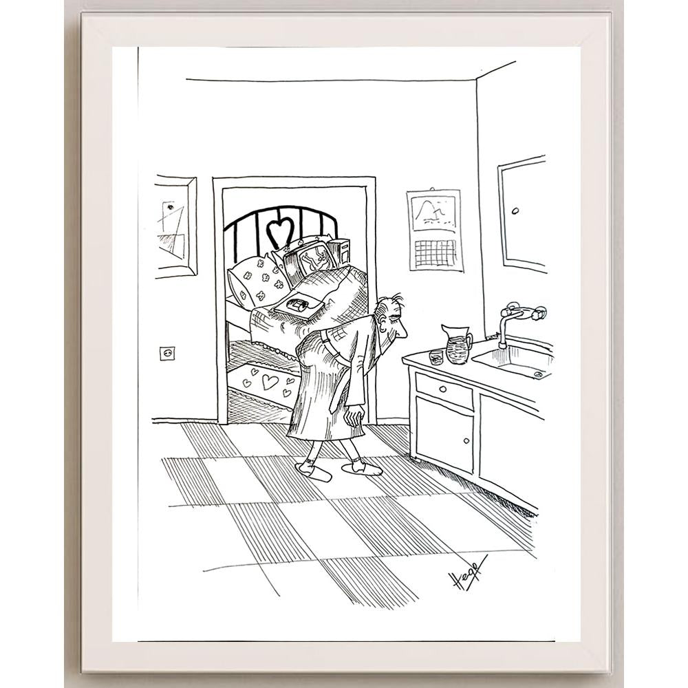 Borislav Hegedusic 29x21 Orijinal Karikatür BOD05494
