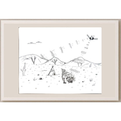 Hidayet Seyed Marandi 30x25cm Orijinal Karikatür BOD05500