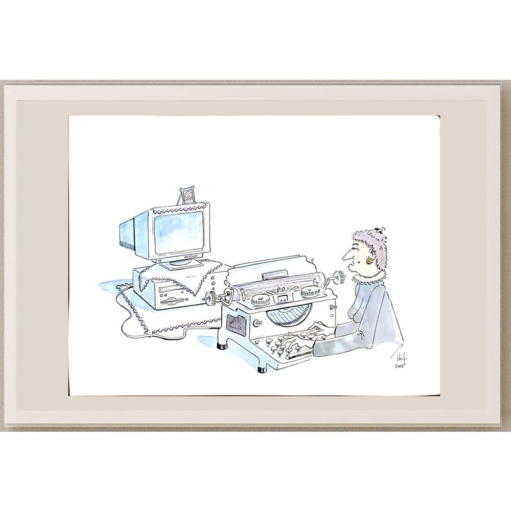 Ihifi 35x25cm Orijinal Karikatür BOD05504
