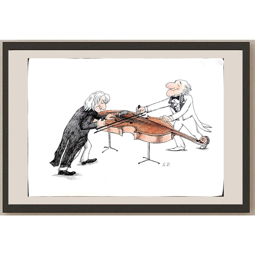 Unknonw 35x25cm Orijinal Karikatür BOD05505