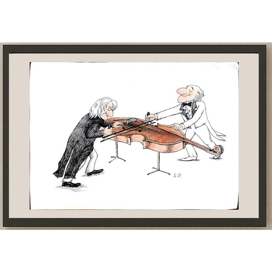 Unknonw 35x25cm Orijinal Karikatür BOD05505