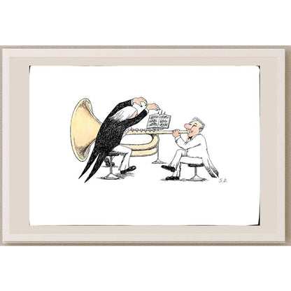Unknonw 35x25cm Orijinal Karikatür BOD05506