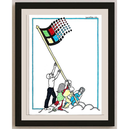 Predrag Srbljanin 29x21cm Orijinal Karikatür BOD05509
