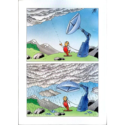 Patrick Heymans 29x21cm Orijinal Karikatür BOD05514