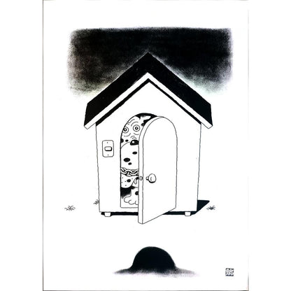 Unknown 29x21cm Orijinal Karikatür BOD05516