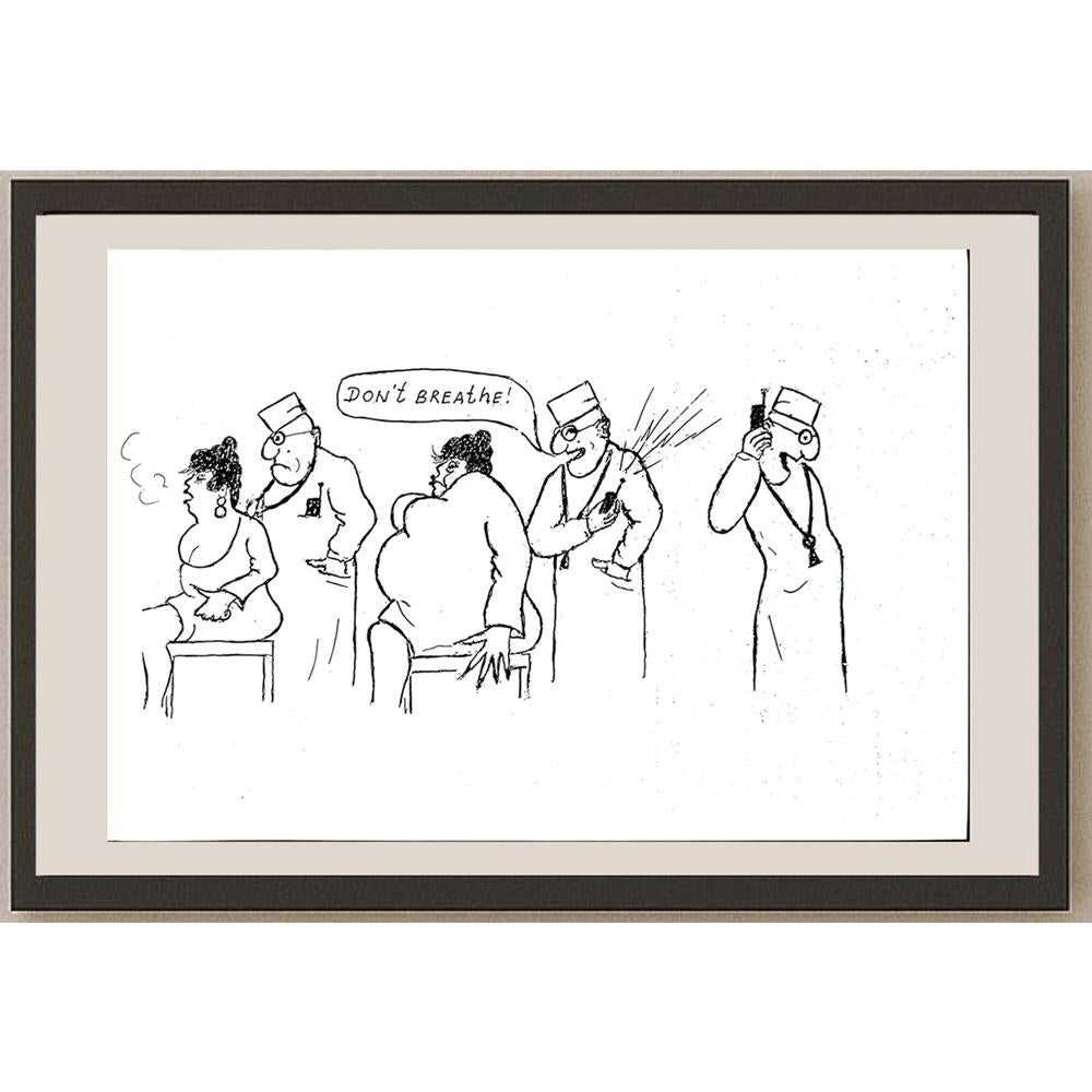 Yosef Fayer 33x23cm Orijinal Karikatür BOD05522