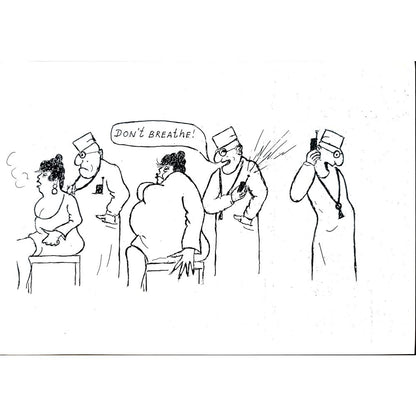 Yosef Fayer 33x23cm Orijinal Karikatür BOD05522