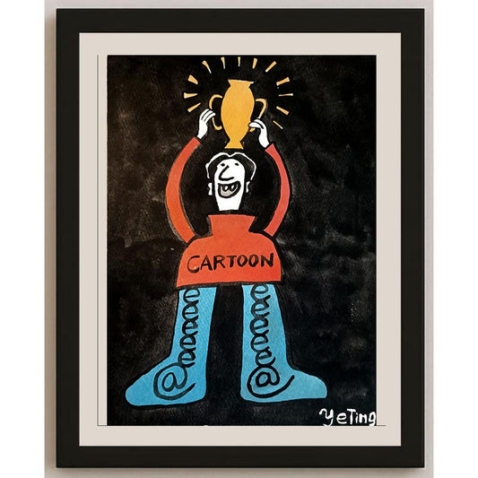 Ye Ting 29x21cm Orijinal Karikatür BOD05528