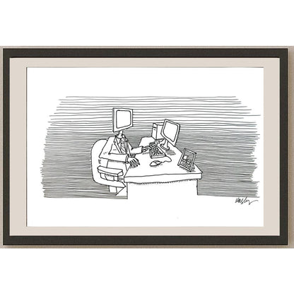 Kathleen Mcsherry 23x20cm Orijinal Karikatür BOD05536