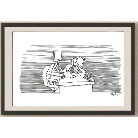 Kathleen Mcsherry 23x20cm Orijinal Karikatür BOD05536