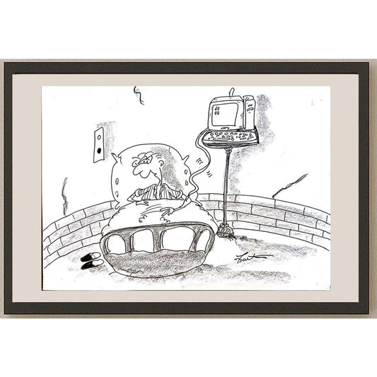 Bartis Silviu 29x21cm Orijinal Karikatür BOD05540