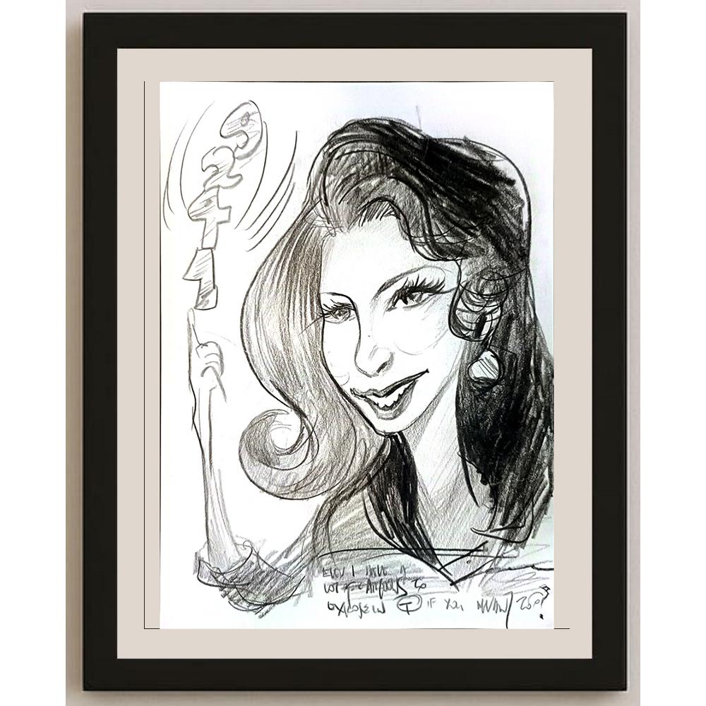 Unknown 29x21cm Orijinal Karikatür BOD05542