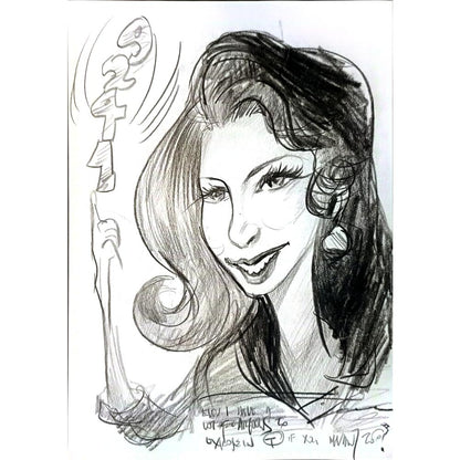 Unknown 29x21cm Orijinal Karikatür BOD05542