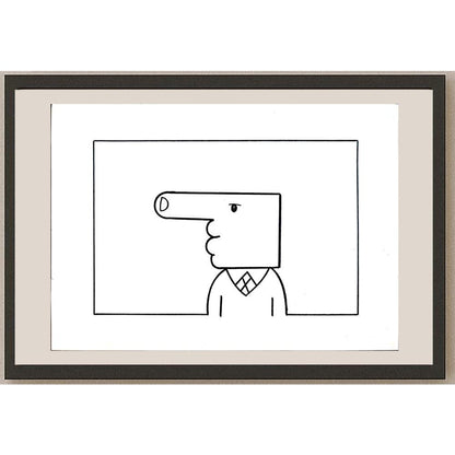 Aleksandar Daskalovic 29x21cm Orijinal Karikatür BOD05545