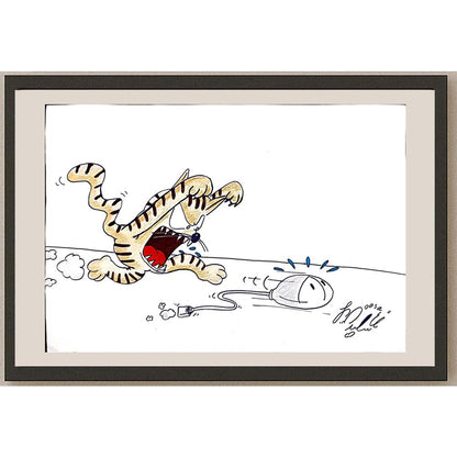 Seyed Saeed Moosavi 29x21cm Orijinal Karikatür BOD05546