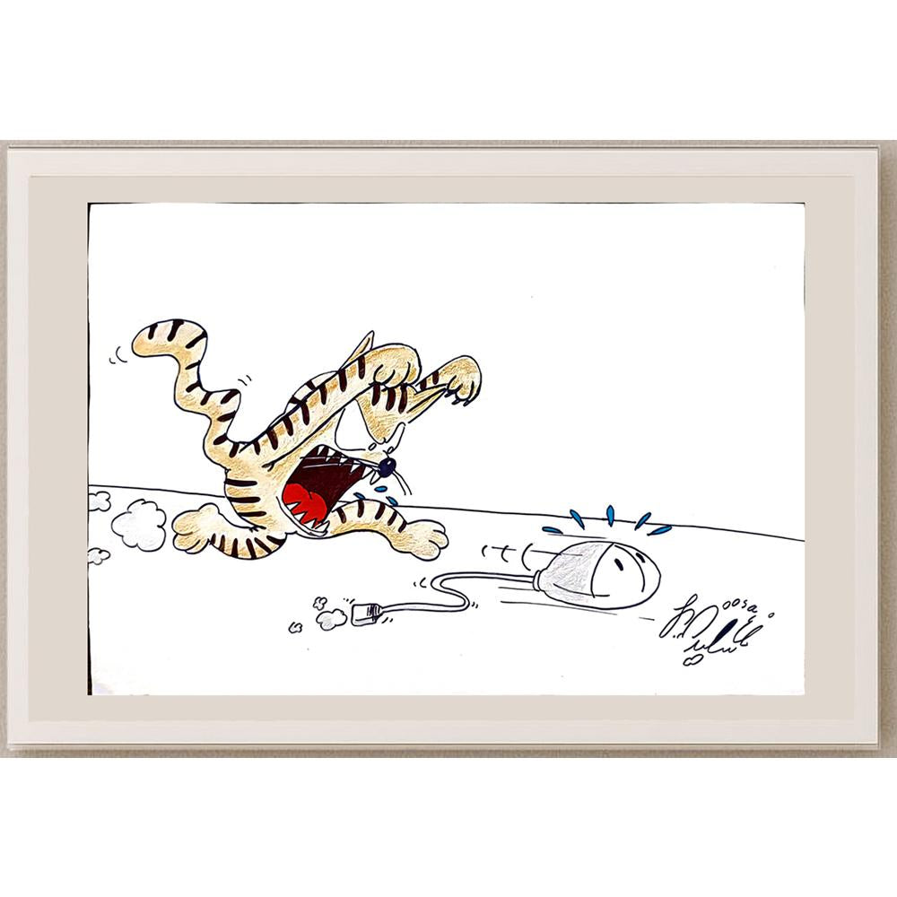 Seyed Saeed Moosavi 29x21cm Orijinal Karikatür BOD05546