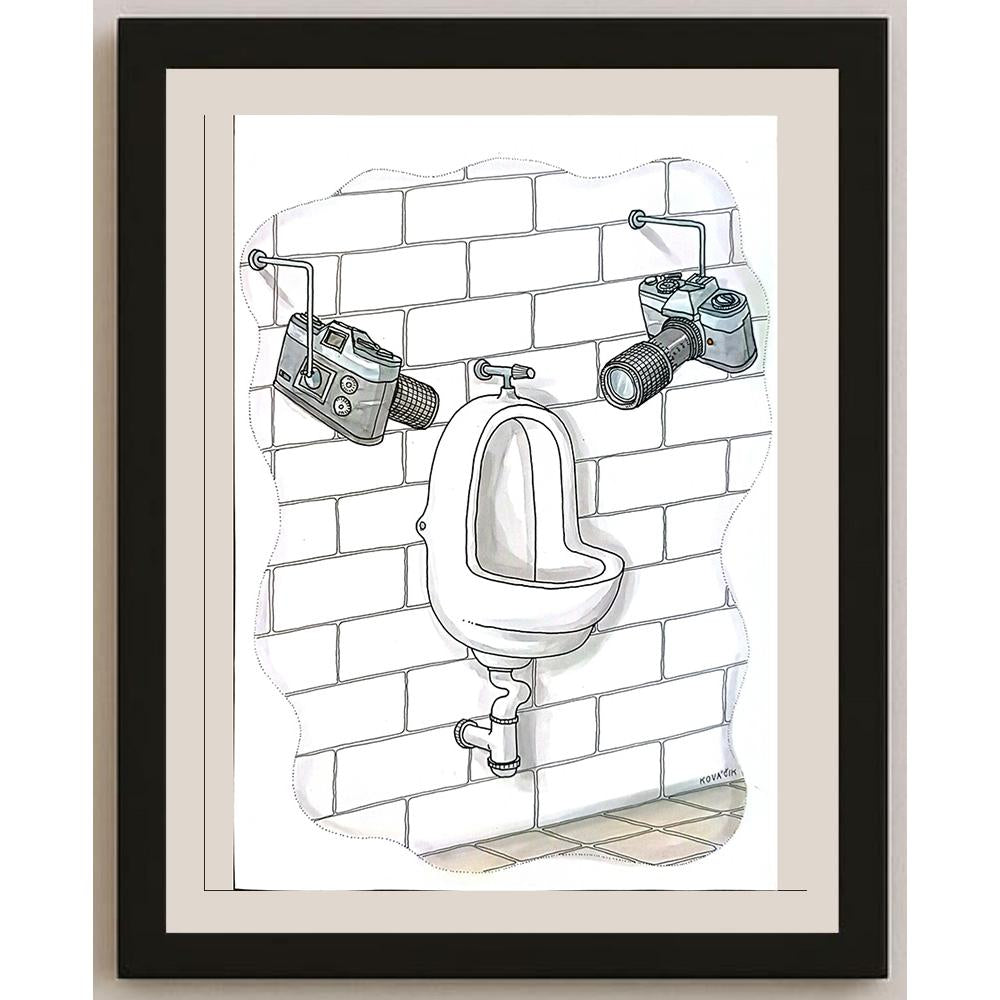 Ivan Kovacik 29x21cm Orijinal Karikatür BOD05550