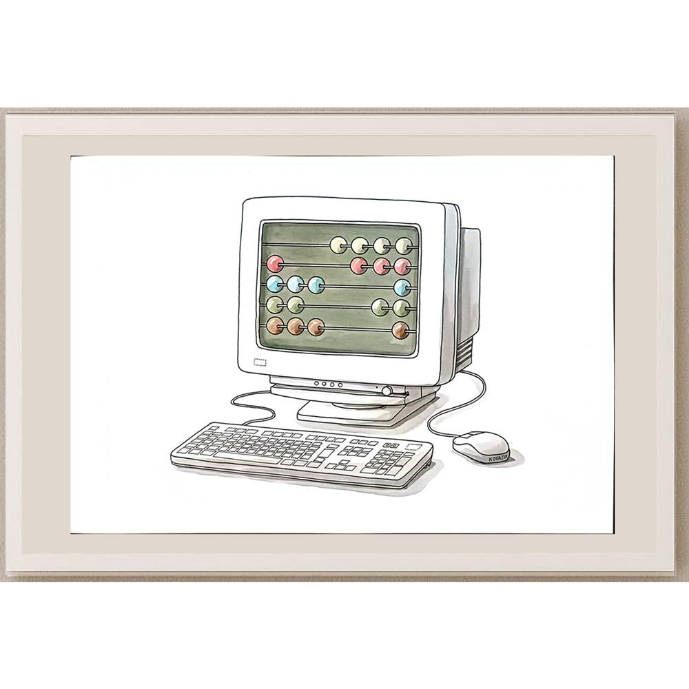 Ivan Kovacik 29x21cm Orijinal Karikatür BOD05553