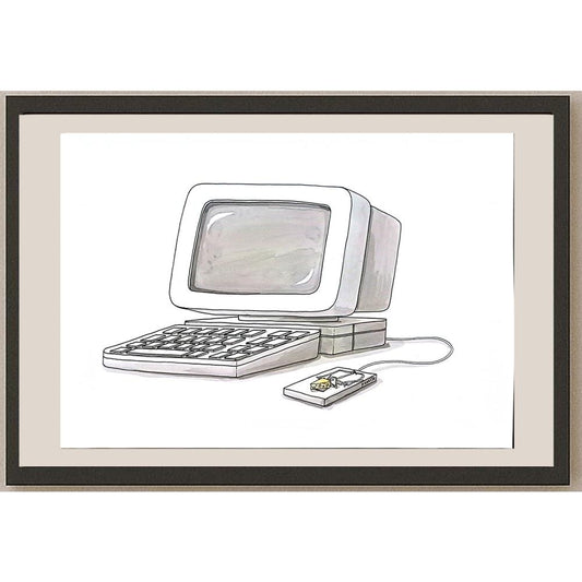 Ivan Kovacik 29x21cm Orijinal Karikatür BOD05556