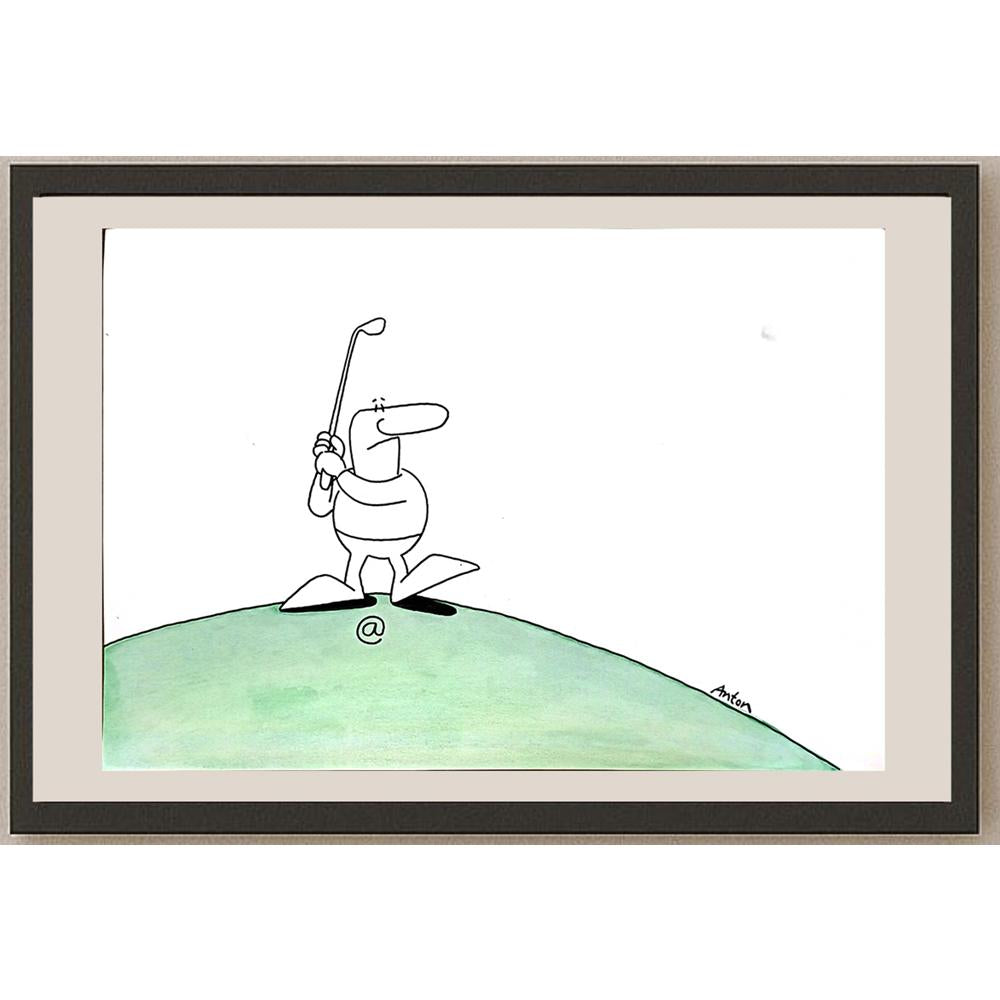 Anton Kotreba 29x21cm Orijinal Karikatür BOD05564