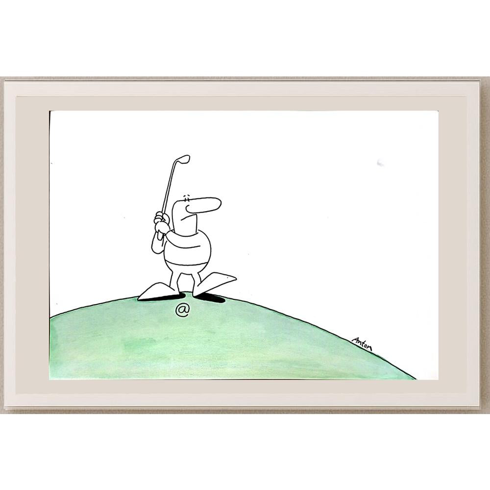 Anton Kotreba 29x21cm Orijinal Karikatür BOD05564