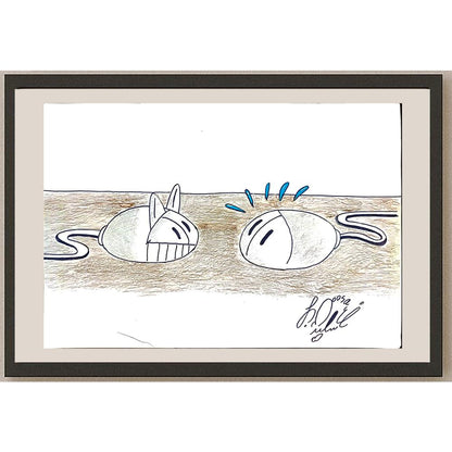 Seyed Saeed Moosavi 29x21cm Orijinal Karikatür BOD05566