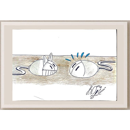 Seyed Saeed Moosavi 29x21cm Orijinal Karikatür BOD05566