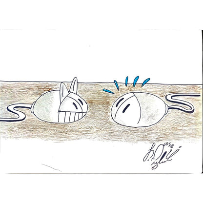 Seyed Saeed Moosavi 29x21cm Orijinal Karikatür BOD05566