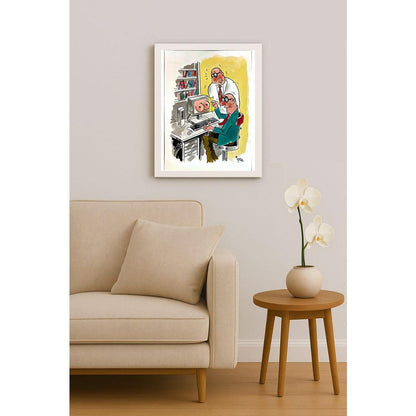 Emilio Isca 29x21cm Orijinal Karikatür BOD05567