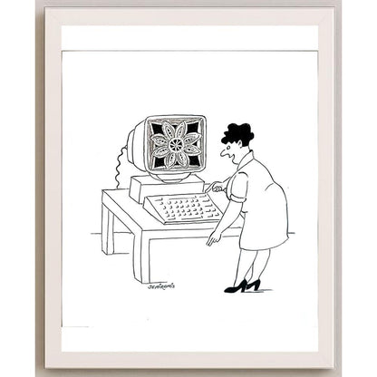 Semiramis Aydınlık 24x22cm Orijinal Karikatür BOD05569