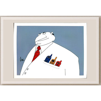 Khalid Al Hashimi 27x20cm Orijinal Karikatür BOD05571