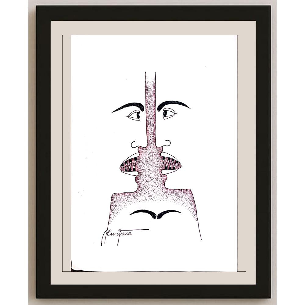 Miodrag Kurjak 29x21cm Orijinal Karikatür BOD05580