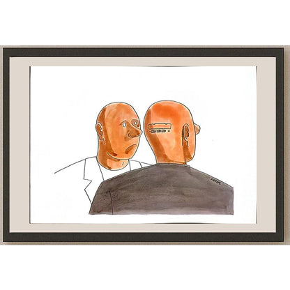 Lubomir Kotrha 29x21cm Orijinal Karikatür BOD05584
