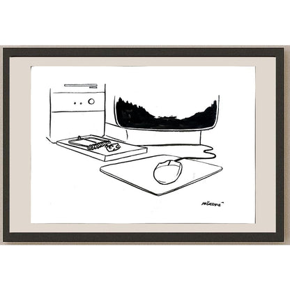 Cedomil Miskovic 35x25cm Orijinal Karikatür BOD05586