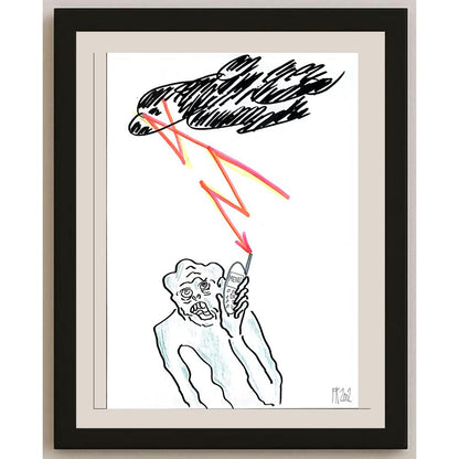 Fedor Kritovak 29x21cm Orijinal Karikatür BOD05588