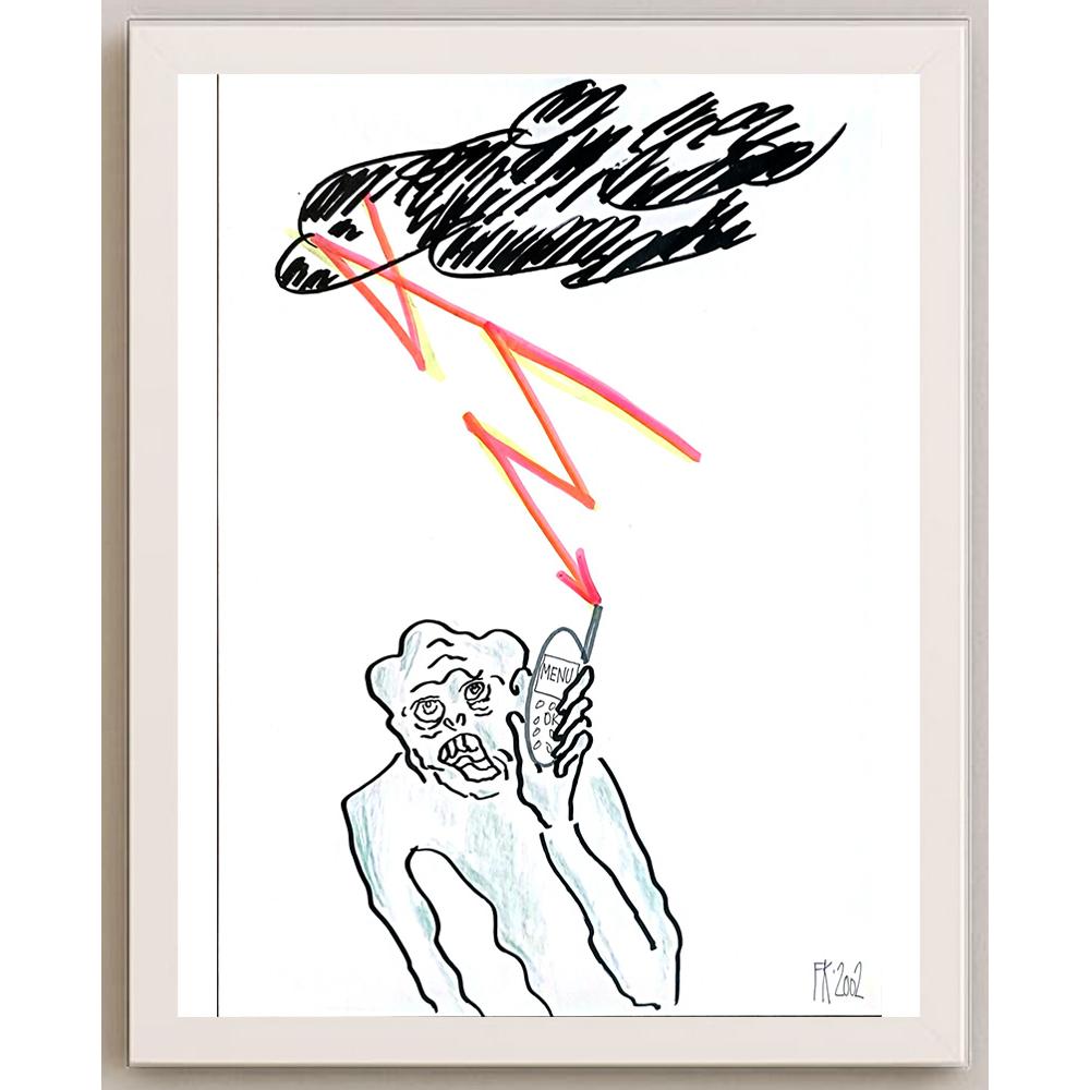 Fedor Kritovak 29x21cm Orijinal Karikatür BOD05588