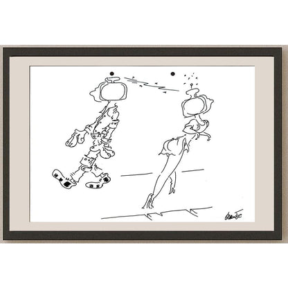Branko Premuzic 29x21cm Orijinal Karikatür BOD05589