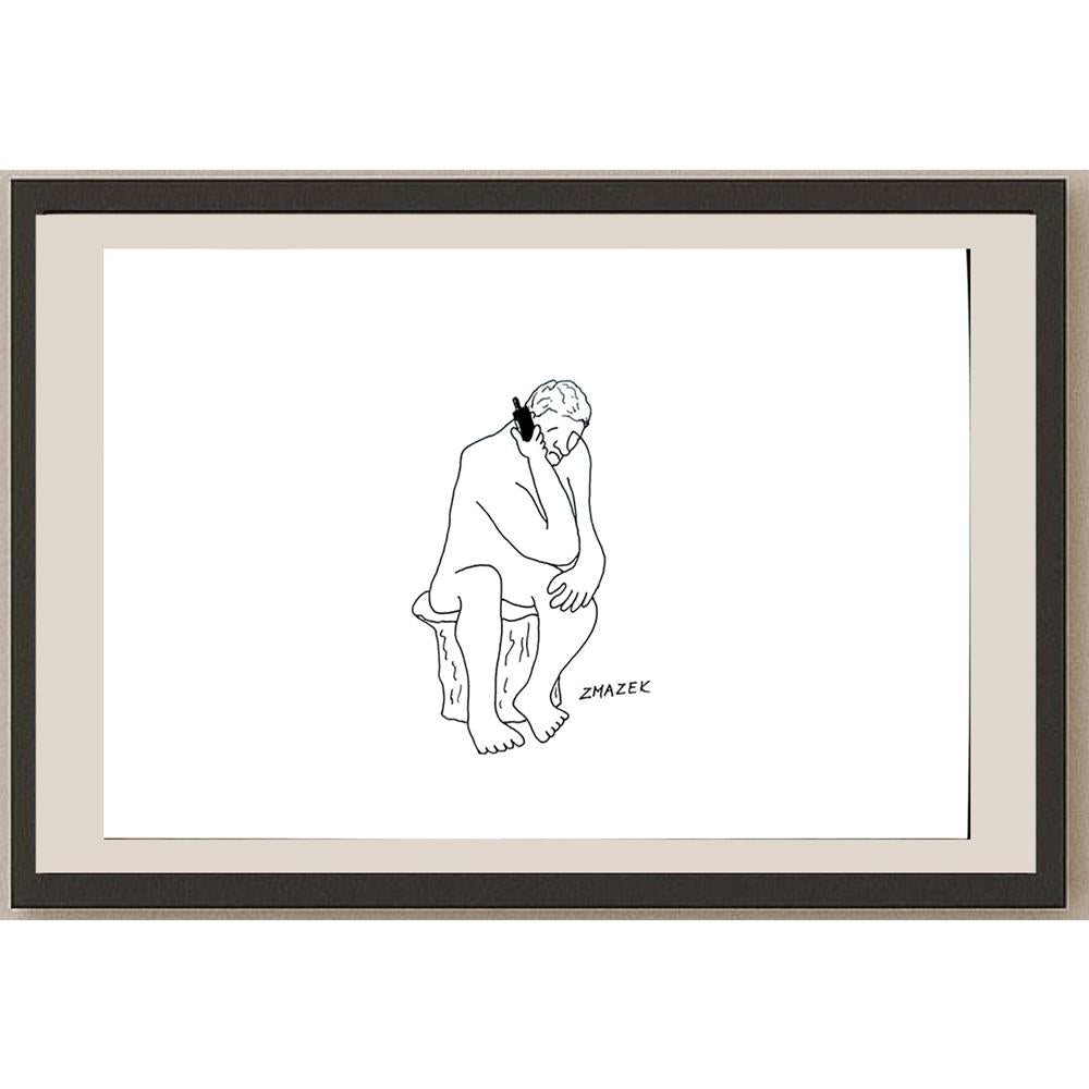 Stanko Zmazek 29x21cm Orijinal Karikatür BOD05591