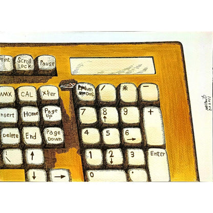 Mohammad Babaei 29x21cm Orijinal Karikatür BOD05596