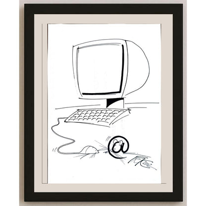 Frantisek Kratochvil 29x21cm Orijinal Karikatür BOD05603