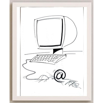 Frantisek Kratochvil 29x21cm Orijinal Karikatür BOD05603
