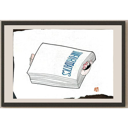 Wang Rui Sheng 29x21cm Orijinal Karikatür BOD05614