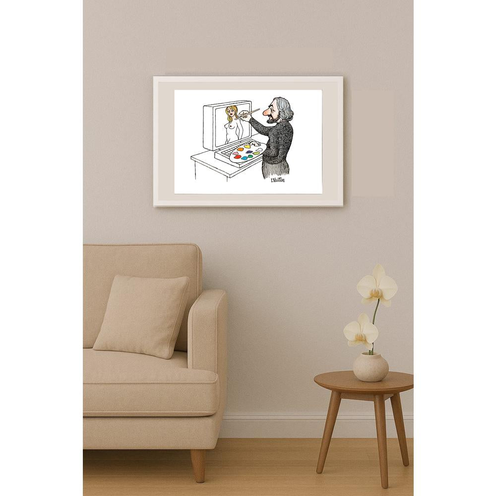 Louisvuitton 29x21cm Orijinal Karikatür BOD05626