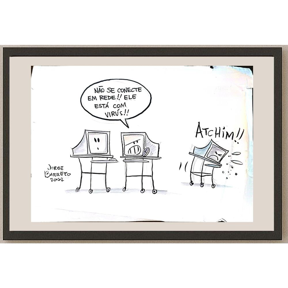 Jorge Barreto 35x25cm Orijinal Karikatür BOD05642