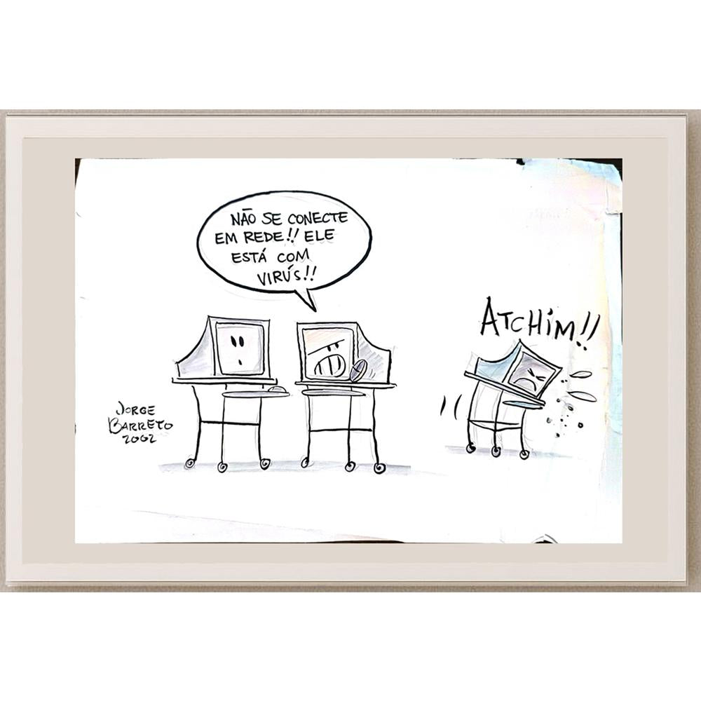 Jorge Barreto 35x25cm Orijinal Karikatür BOD05642