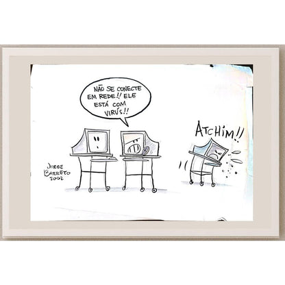 Jorge Barreto 35x25cm Orijinal Karikatür BOD05642