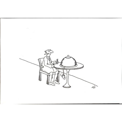 Payam Pourfalah 29x21cm Orijinal Karikatür BOD05645