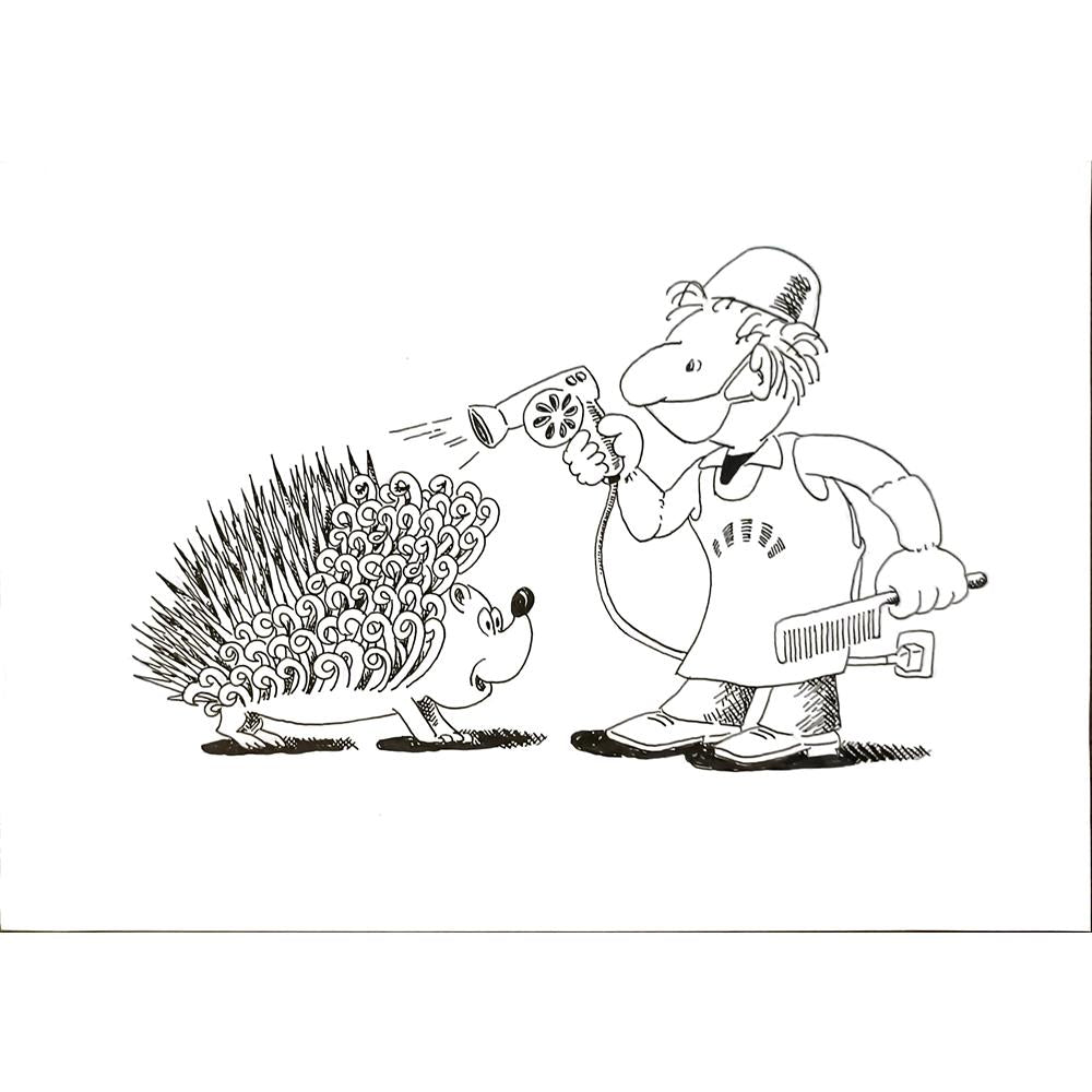 Ma Heng Chao 29x21cm Orijinal Karikatür BOD05665
